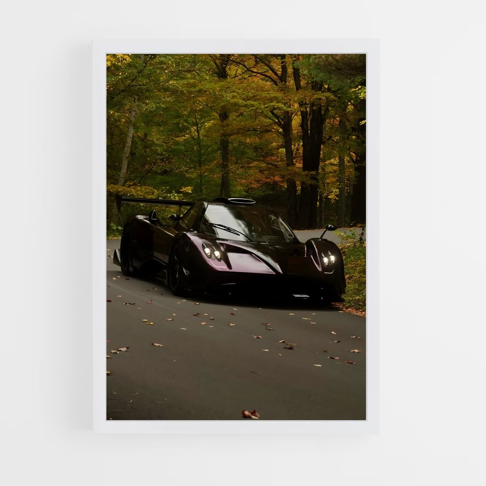 Poster Zonda magnifique r – affiche Pagani (vue 3)